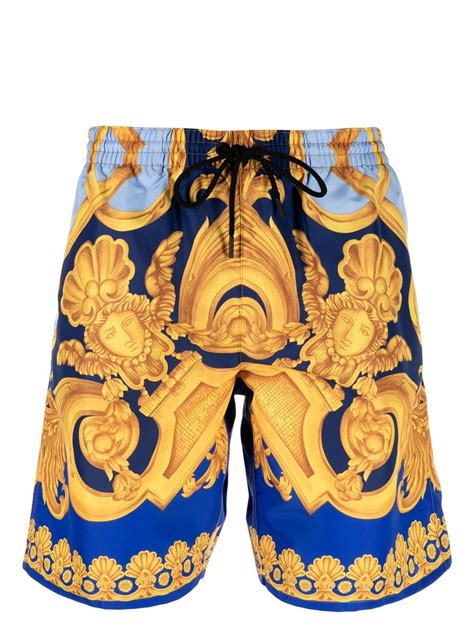 versace zwembroek rood|Men's Beachwear .